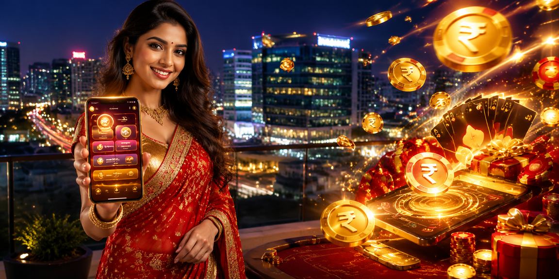 Indian player enjoying baccarat casino game